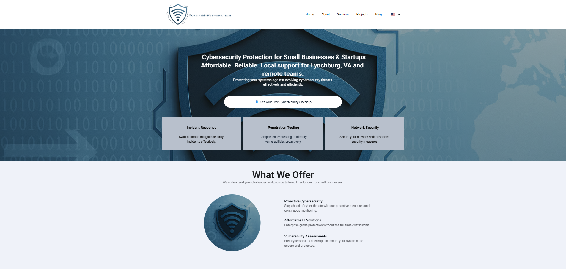 FortifyMyNetwork.tech preview